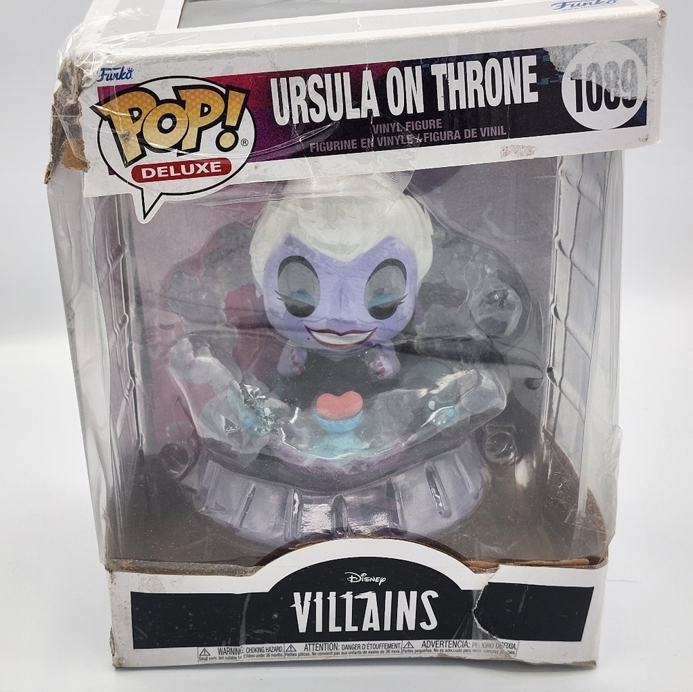 Funko Pop Deluxe Ursula with White Hair and Purple Outfit